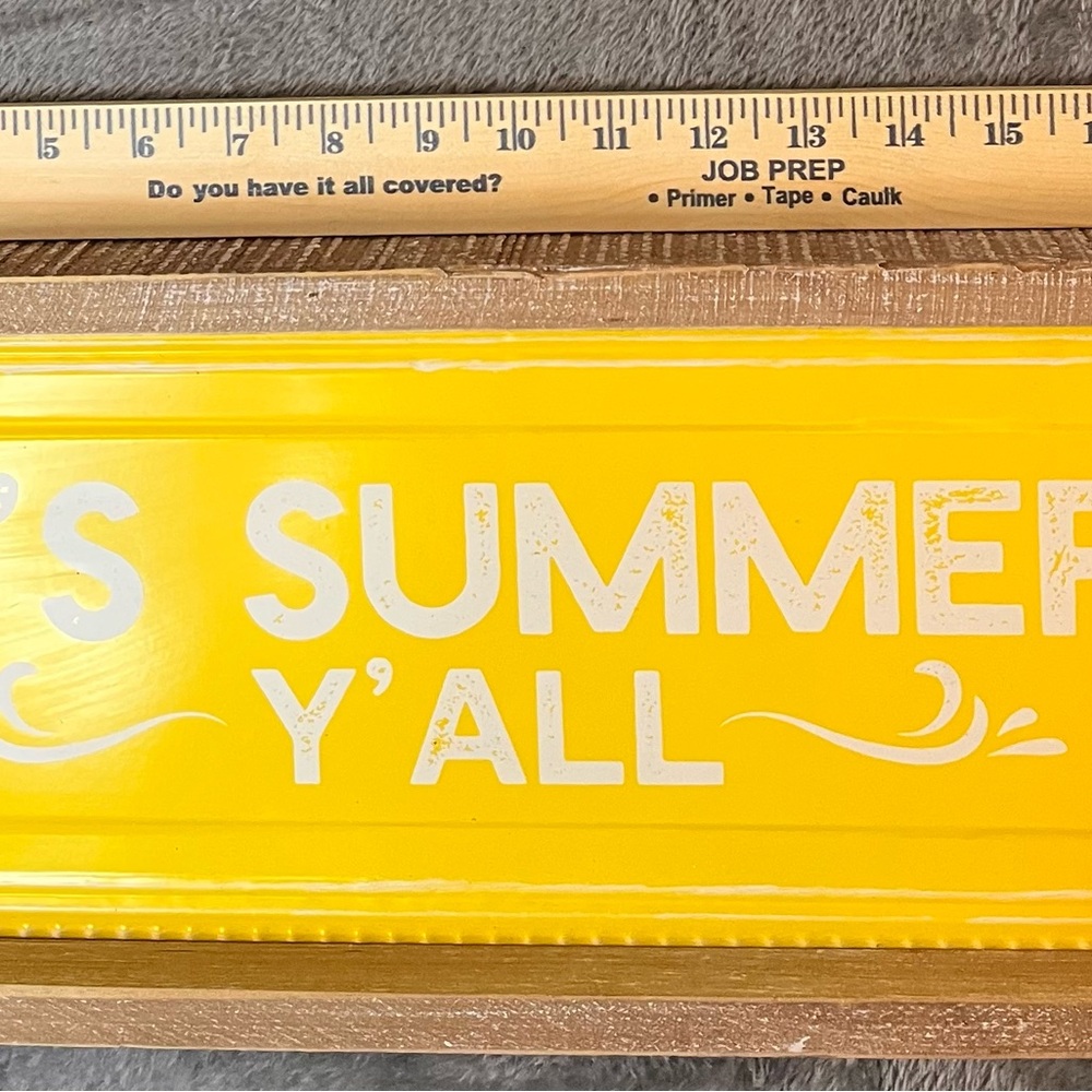 The Spring Shop Bright Yellow Decorative Sign - Picture 4 of 7